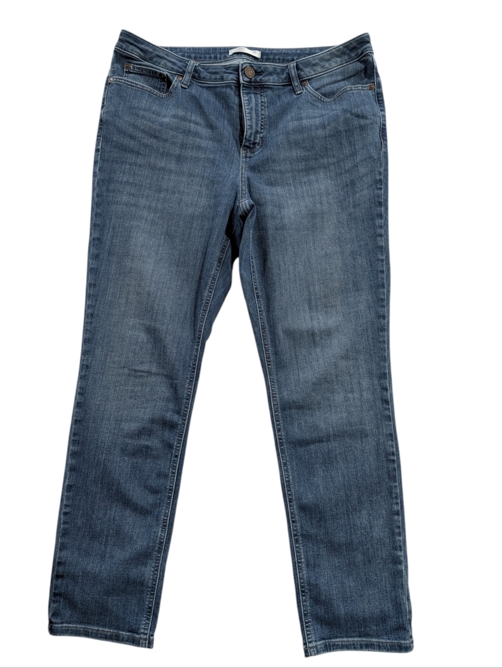 LC Lauren Conrad Feel Good High Rise Skinny Jeans Ankle 28” Inseam Size 18 - Picture 2 of 7